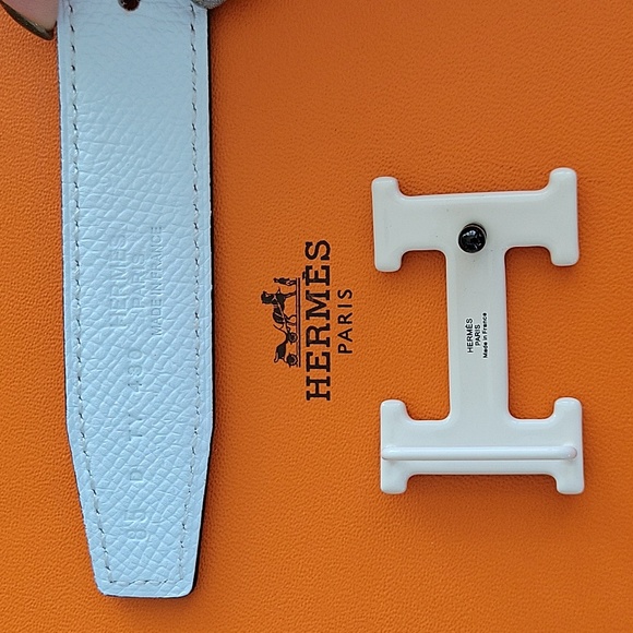 Hermes H reversible leather belt - Picture 4 of 6
